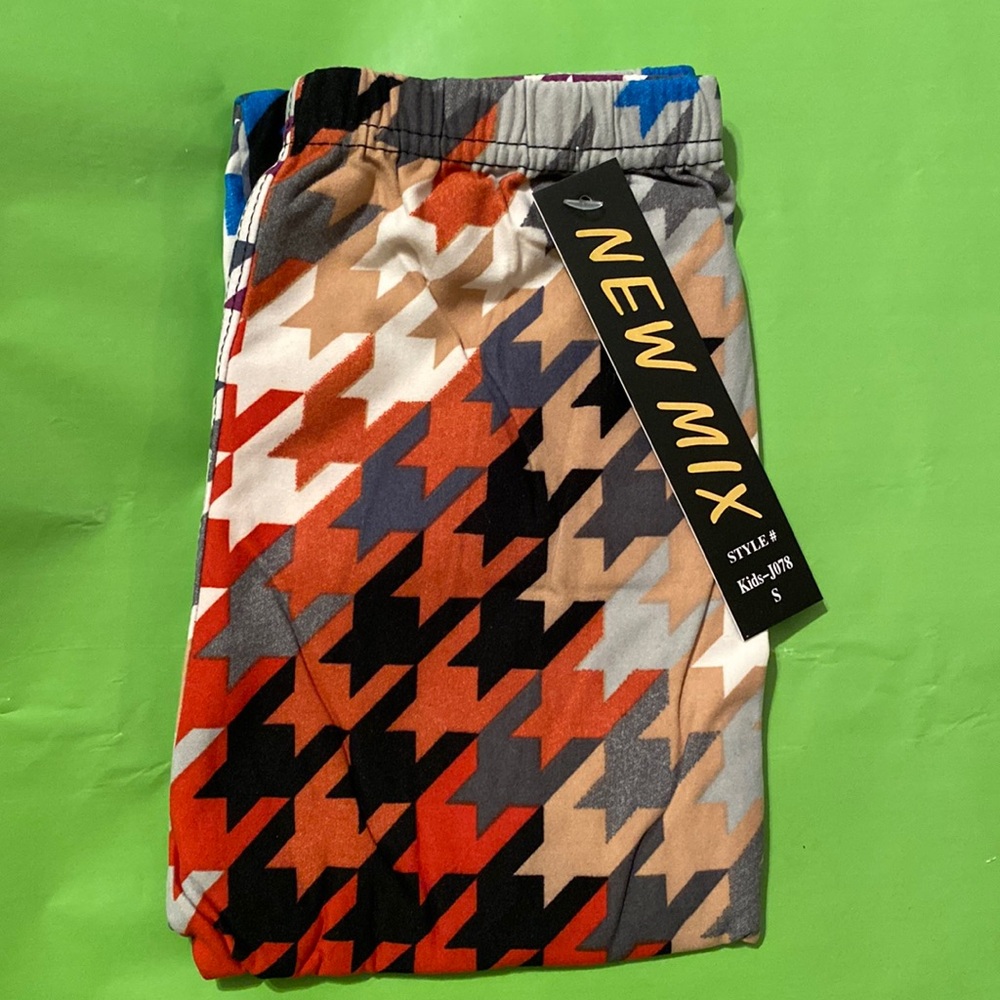 Kids New Mix Leggings Graphic Print